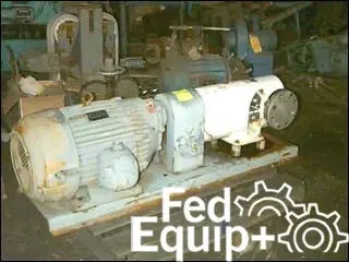 4" Lobeflo Positive Displacement Pump, Sanitary S/S, 15 HP