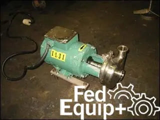 1" x 1" x 4" Tri Clover Centrifugal Pump, Sanitary S/S