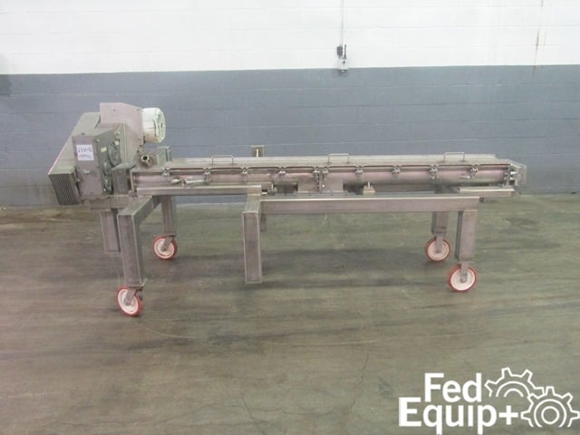 10" x 102" Twin Screw Feeder, S/S