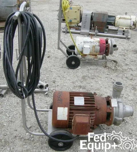 3" x 2.5" Ampco Centrifugal Pump, 316 S/S, 10 HP