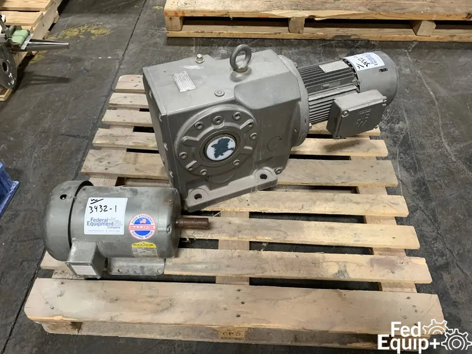 5 HP SEW EuroDrive Gearbox and 5 HP Motor