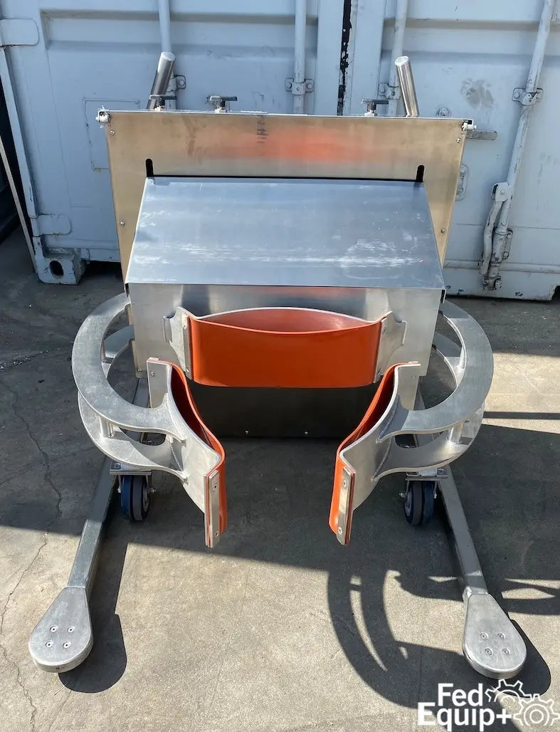 E/H/S Solutions Stainless Steel Drum Cart