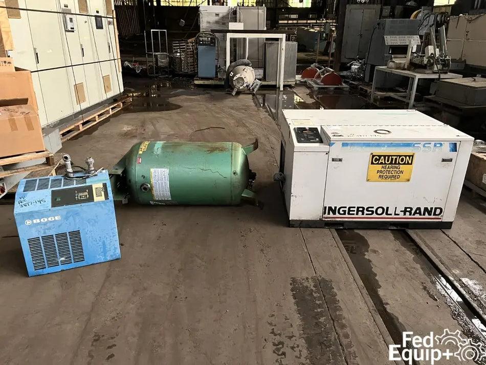 25 HP Ingersol Rand Air Compressor, Model SSR EP25U