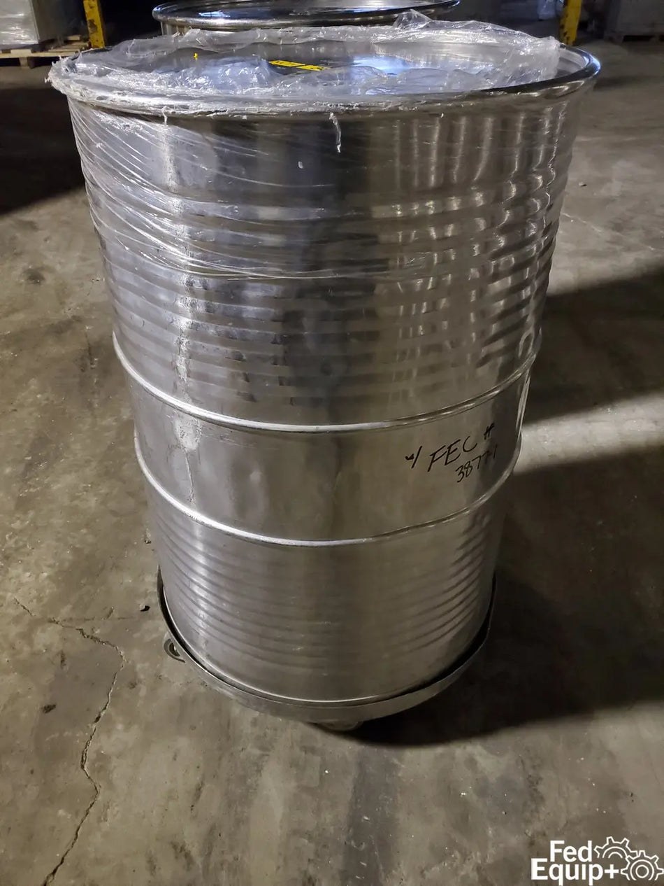 413 Liter (109 Gal) Stainless Steel Drum