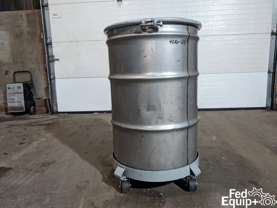 55 Gal Stainless Steel Drum