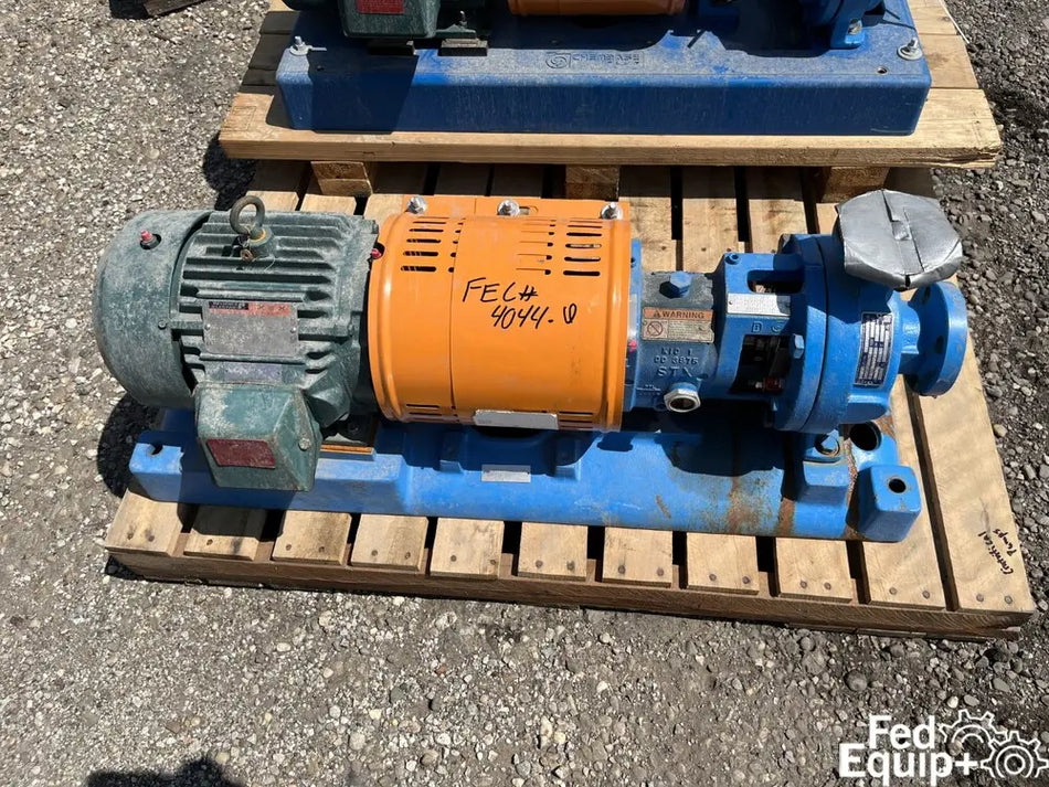 1" X 1.5" X 6"Goulds Centrifugal Pump, C/S, 5 HP