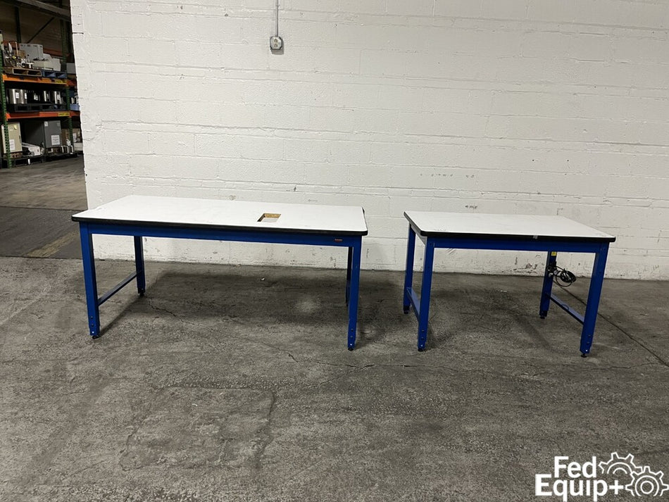 (2) Production Basics Work Tables