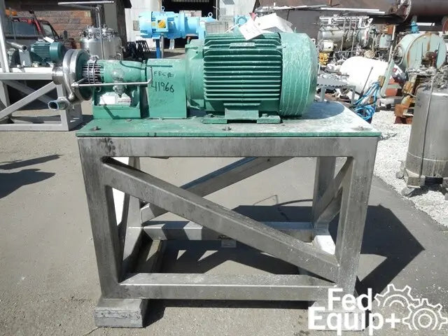 3" x 1.5" Tri-Clover Centrifugal Pump, S/S, 60 HP