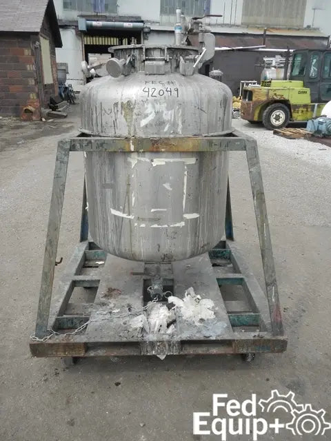 100 Gal Jaro Alkmaar Receiver, S/S, 80#