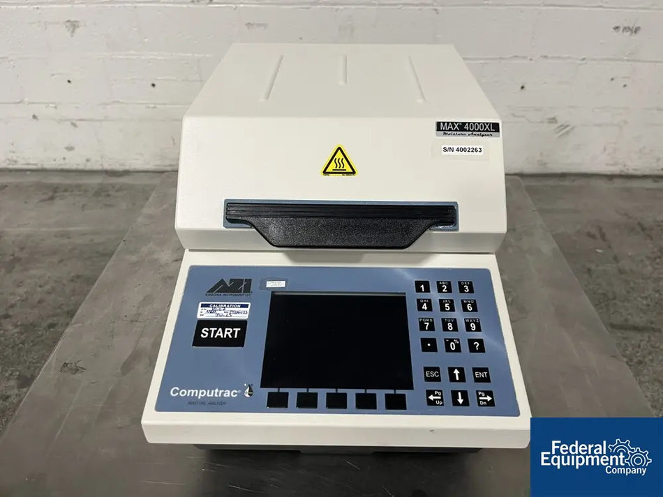 Arizona Computrac MAX 4000XL Moisture Analyzer