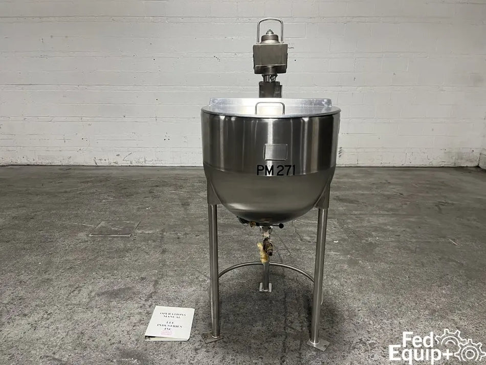 40 gal Lee Kettle, S/S, 90#, Model 40D