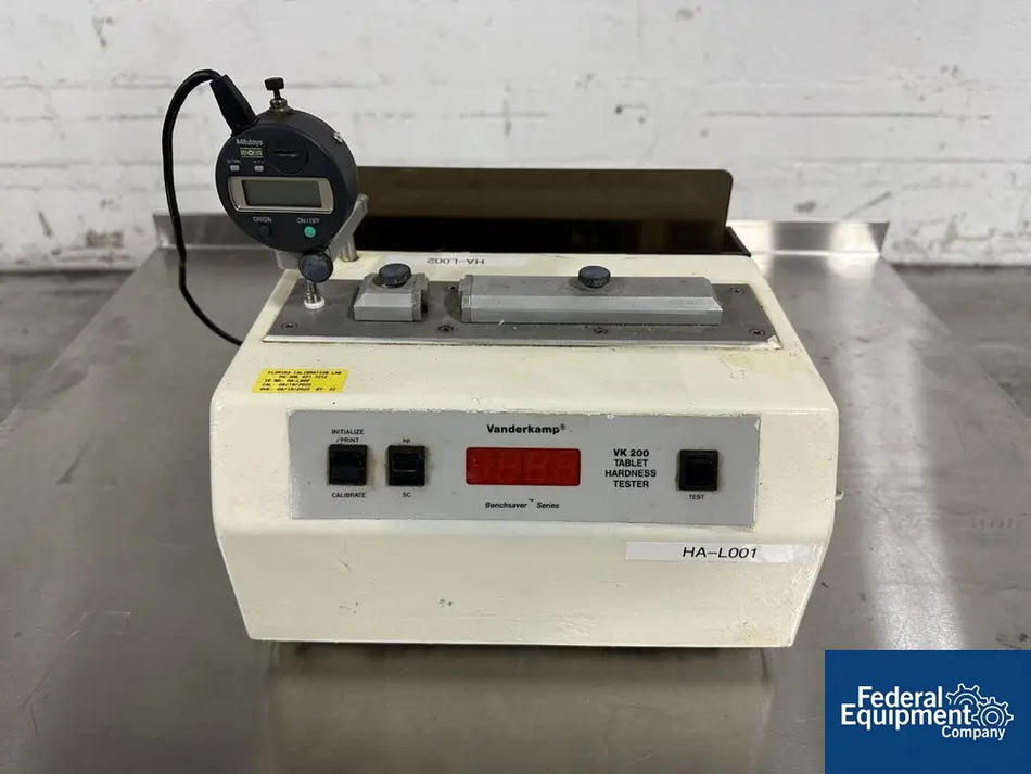 VanKel Tablet Hardness Tester, model 40-2000