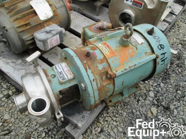 2" x 1.5" Tri-Clover Centrifugal Pump, S/S, 5 HP