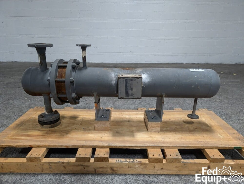 7 Sq Sq Pfaudler Heat Exchanger, C/S, 150/150#