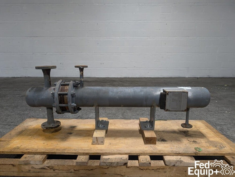 3 Sq Sq Pfaudler Heat Exchanger, C/S, 150/150#