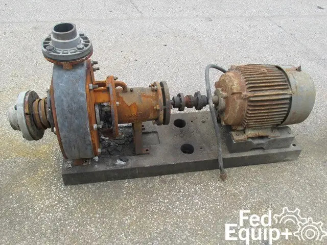 4" x 3" Stan-Cor Centrifugal Pump, Type A40, KYNAR, 15 HP