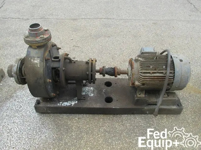 4" x 3" Stan-Cor Centrifugal Pump, Type A40, KYNAR, 15 HP