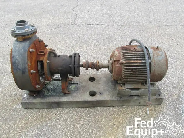 4" x 3" Stan-Cor Centrifugal Pump, Type A40, KYNAR, 15 HP