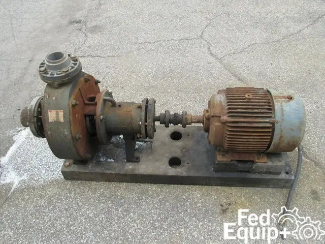 4" x 3" Stan-Cor Centrifugal Pump, Type A40, KYNAR, 15 HP